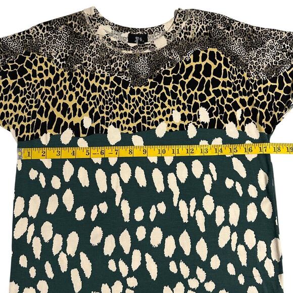 NWOT Karen Walker Runaway Animal Print T-shirt Size 2 S/M - Picture 4 of 8